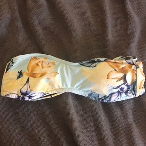 Rip curl strapless bathing suit top